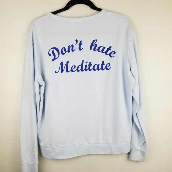 Divided Don't Hate Mediate Blue Long Sleeve Shirt - Picture 4 of 5